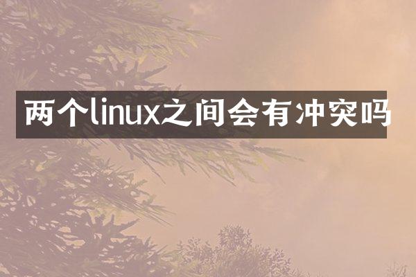 两个linux之间会有冲突吗