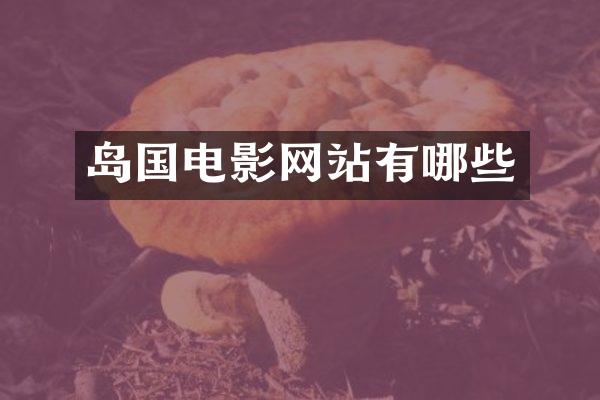 岛国电影网站有哪些