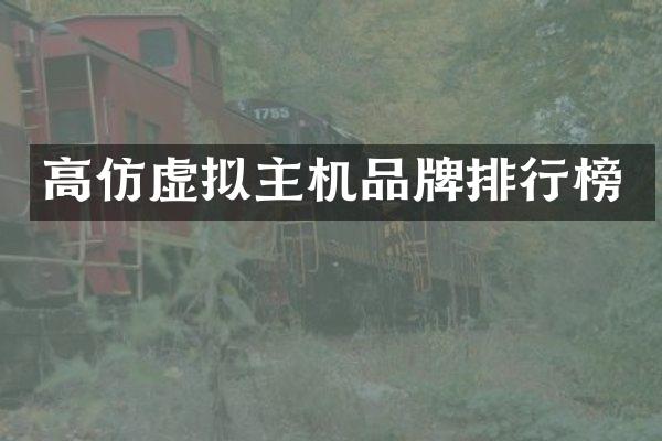 高仿虚拟主机品牌排行榜