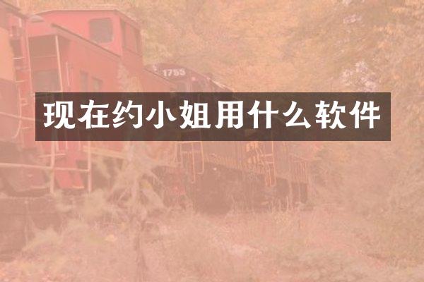 现在约小姐用什么软件