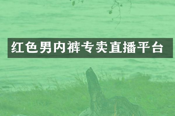 红色男内裤专卖直播平台