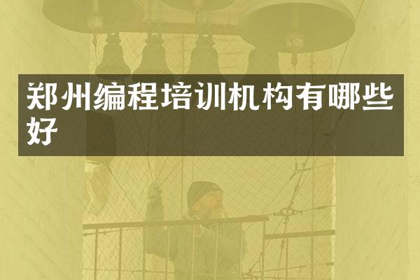 郑州编程培训机构有哪些好