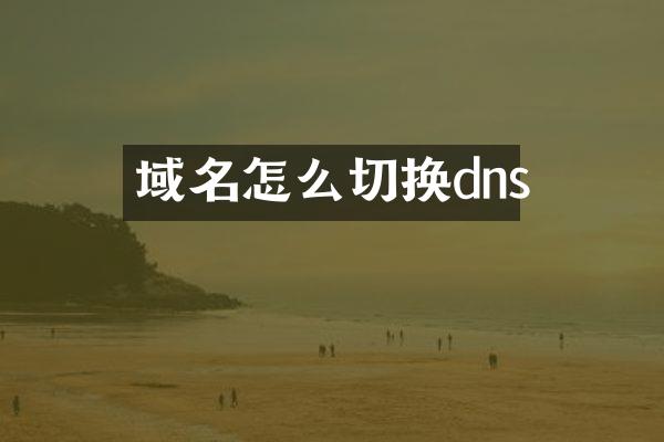 域名怎么切换dns