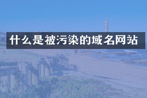 什么是被污染的域名网站