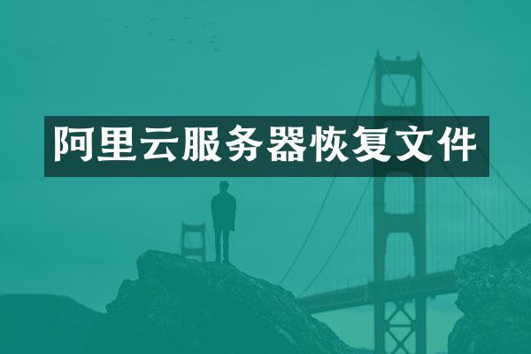 阿里云服务器恢复文件