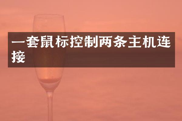 一套鼠标控制两条主机连接