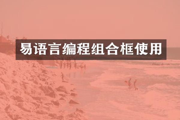 易语言编程组合框使用