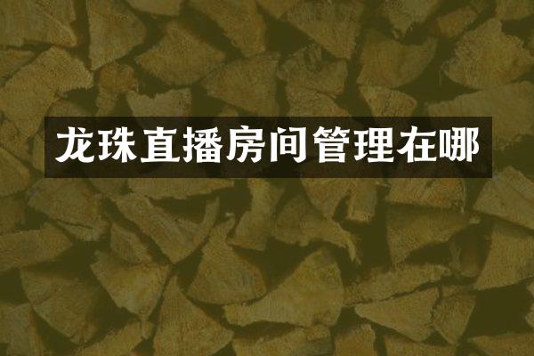 龙珠直播房间管理在哪
