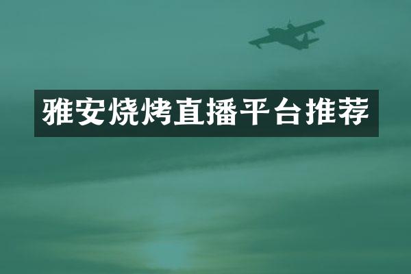 雅安烧烤直播平台推荐