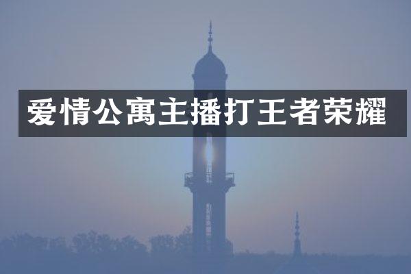爱情公寓主播打王者荣耀