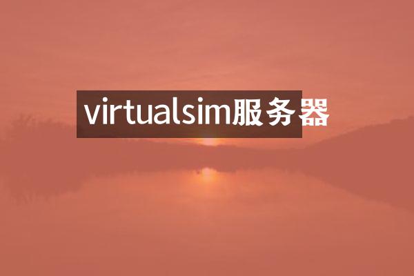 virtualsim服务器