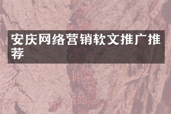 安庆网络营销软文推广推荐