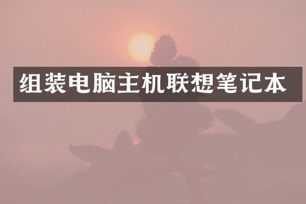 组装电脑主机联想笔记本