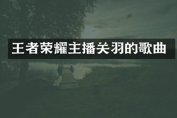王者荣耀主播关羽的歌曲