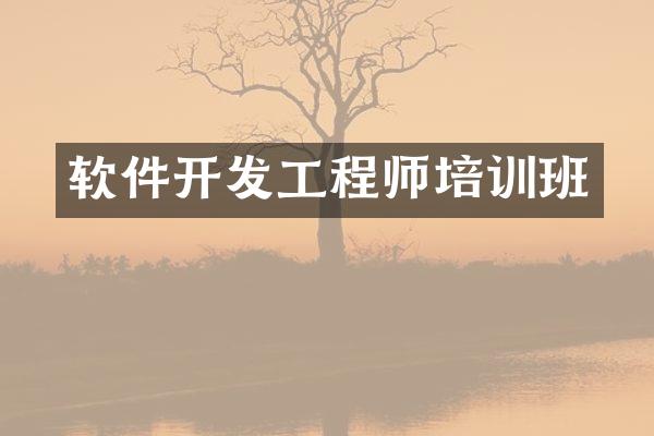软件开发工程师培训班