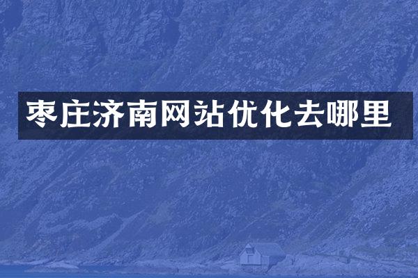 枣庄济南网站优化去哪里