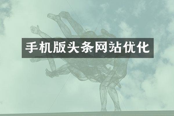 手机版头条网站优化