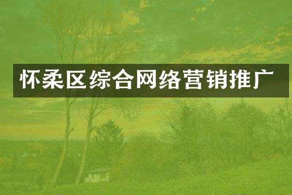 怀柔区综合网络营销推广
