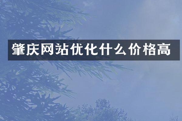 肇庆网站优化什么价格高