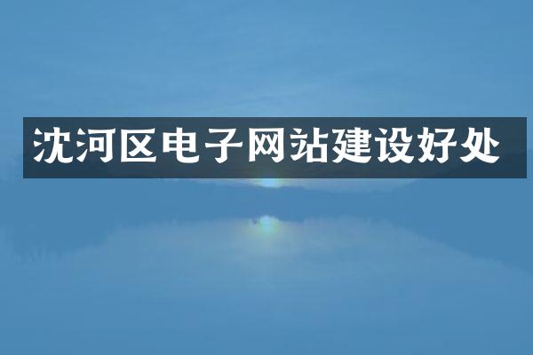 沈河区电子网站建设好处