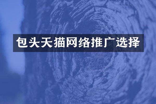 包头天猫网络推广选择