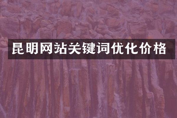 昆明网站关键词优化价格