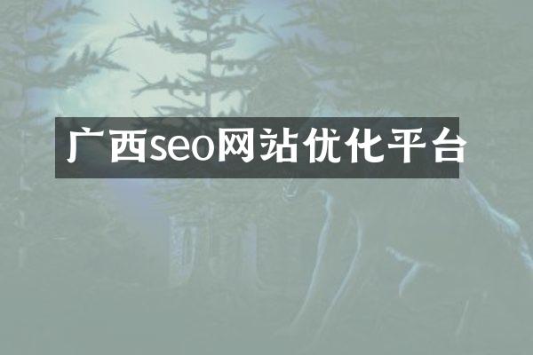 广西seo网站优化平台