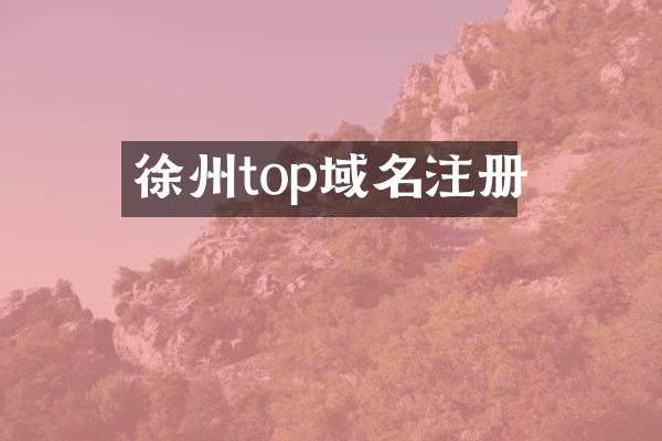 徐州top域名注册
