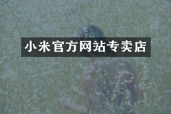 小米官方网站专卖店