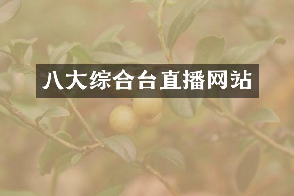 八大综合台直播网站
