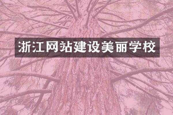 浙江网站建设美丽学校
