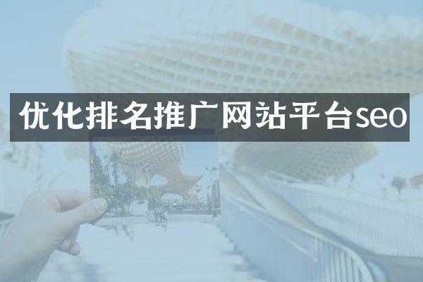 优化排名推广网站平台seo