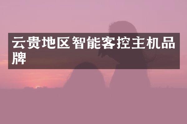 云贵地区智能客控主机品牌