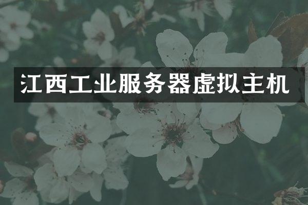 江西工业服务器虚拟主机