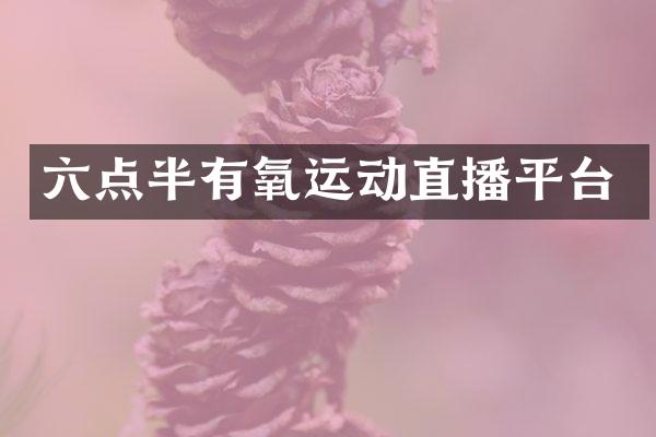 六点半有氧运动直播平台