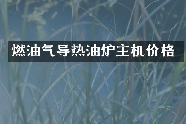 燃油气导热油炉主机价格
