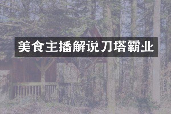美食主播解说刀塔霸业