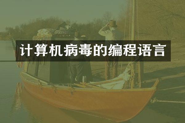 计算机病毒的编程语言