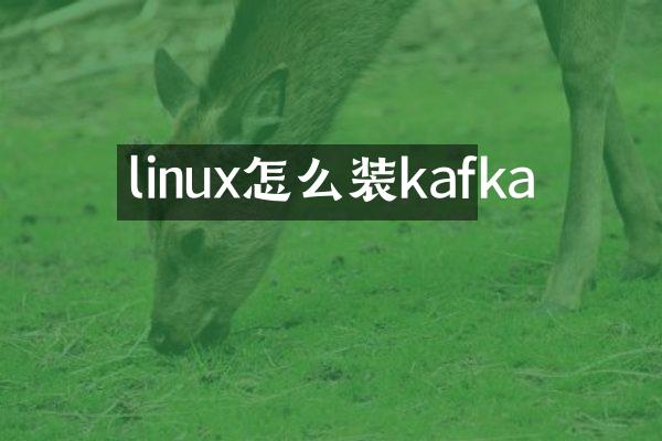 linux怎么装kafka