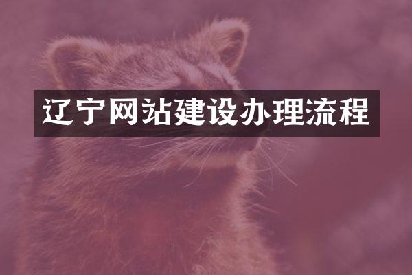 辽宁网站建设办理流程