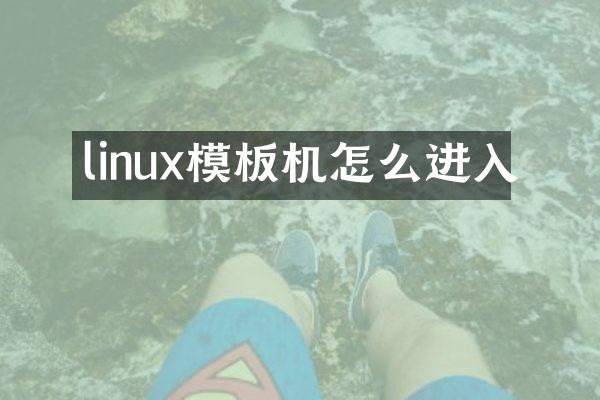 linux模板机怎么进入