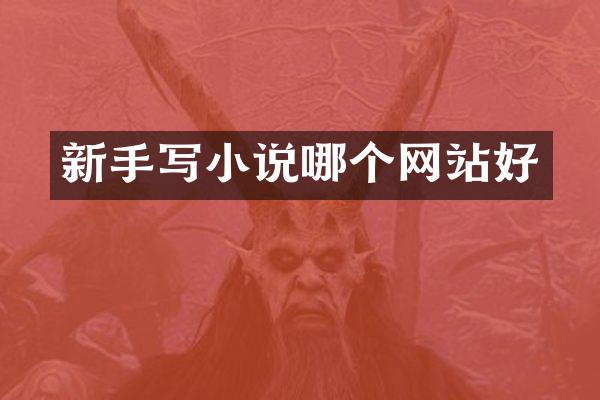 新手写小说哪个网站好