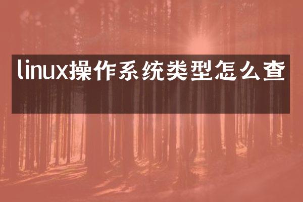 linux操作系统类型怎么查看