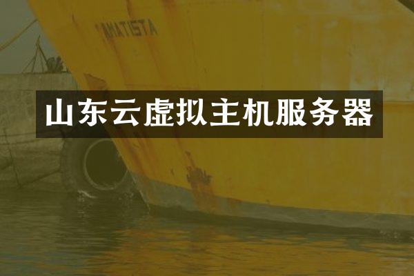 山东云虚拟主机服务器