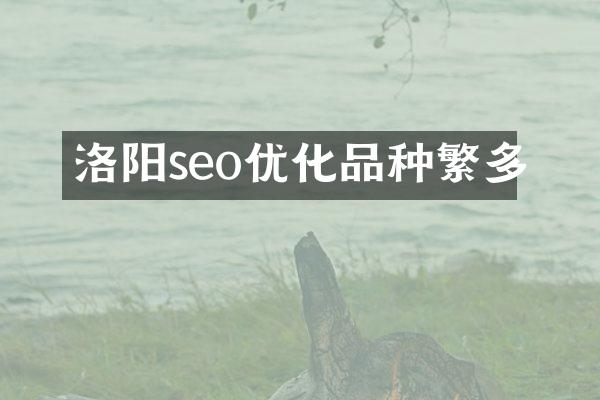 洛阳seo优化品种繁多