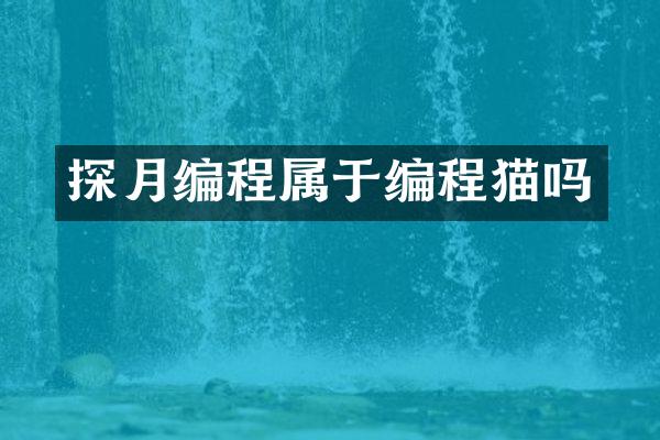 探月编程属于编程猫吗