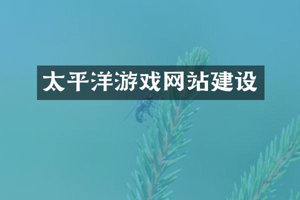 太平洋游戏网站建设