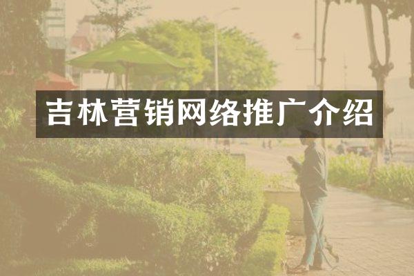 吉林营销网络推广介绍