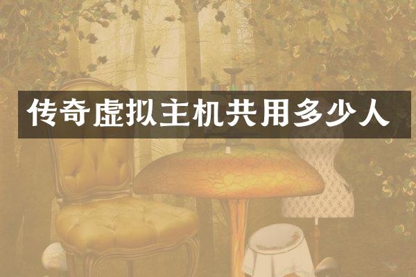 传奇虚拟主机共用多少人
