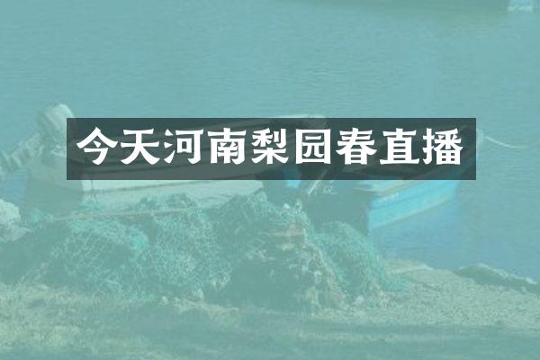 今天河南梨园春直播